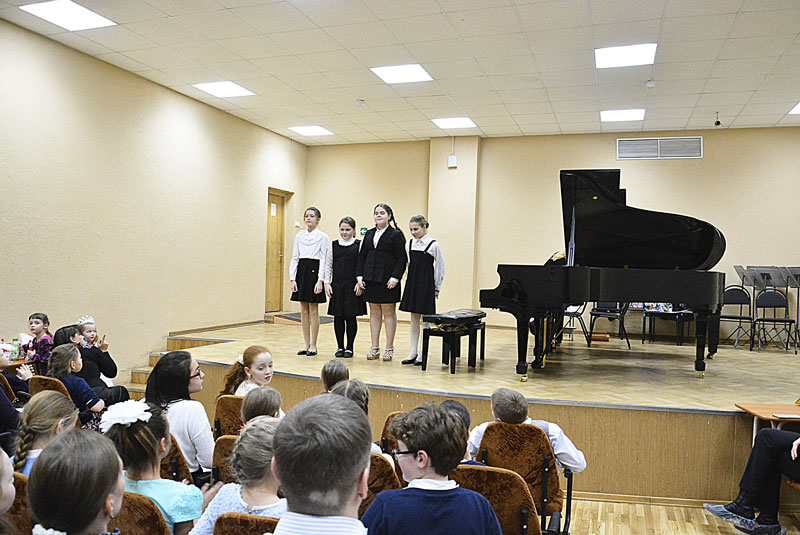 Детская музыкальная школа, фортепиано, ДШИ №4, Концерт класса 